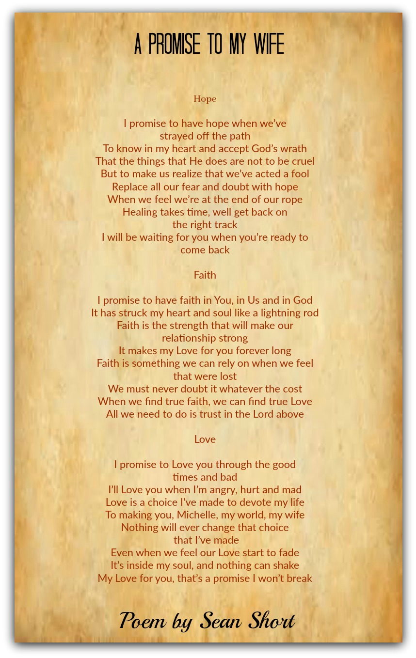 50 Lovely Love Poems to My Wife - Poems Ideas