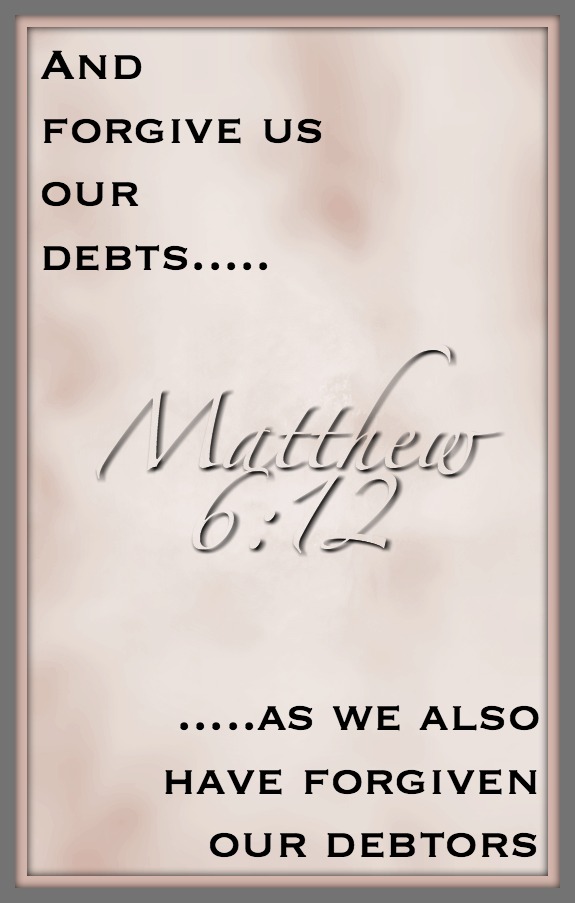 matthew chapter 6 verse 12 13